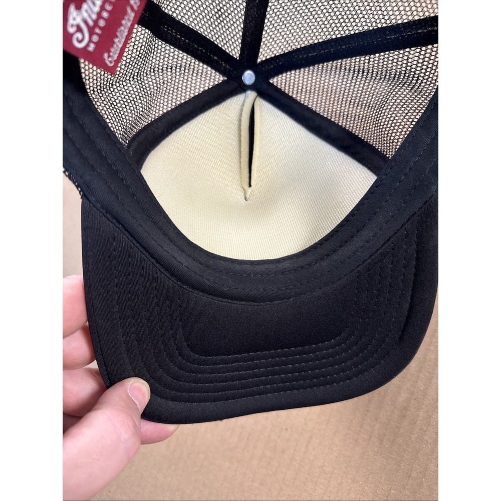 Indian Motorcycles Logo Snapback Trucker Hat Cap Adult Adjustable Black - Picture 5 of 6